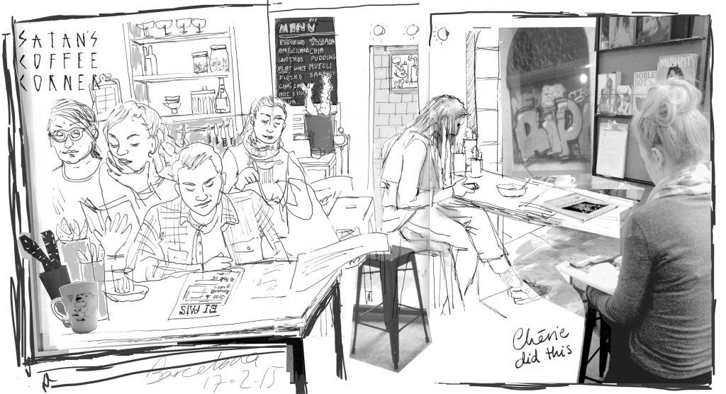 satan's coffee corner by cherie