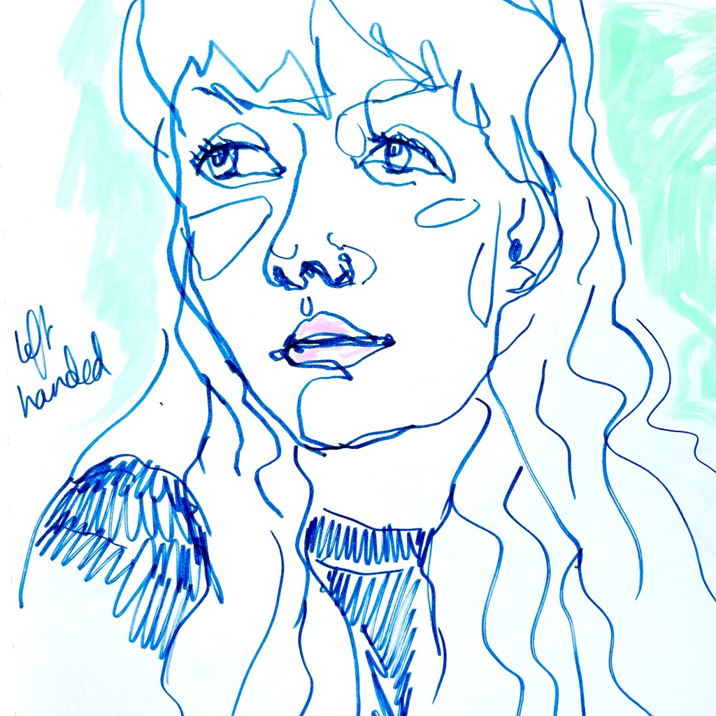 Left Handed Sketching